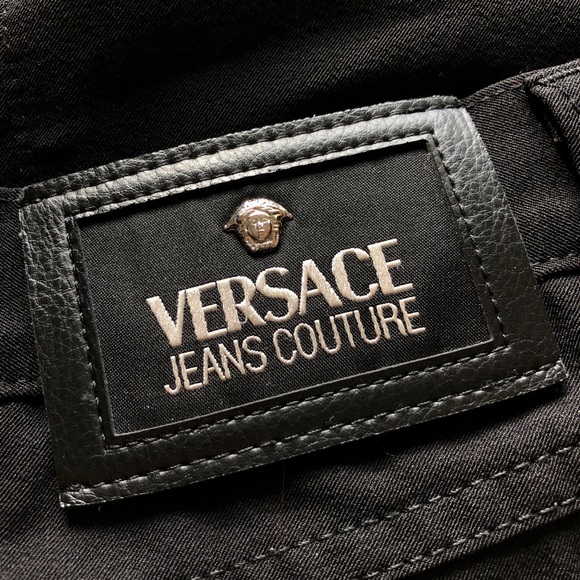 Versace Jeans Couture High Rise Black Dress Pants, Made in Italy - Picture 11 of 16